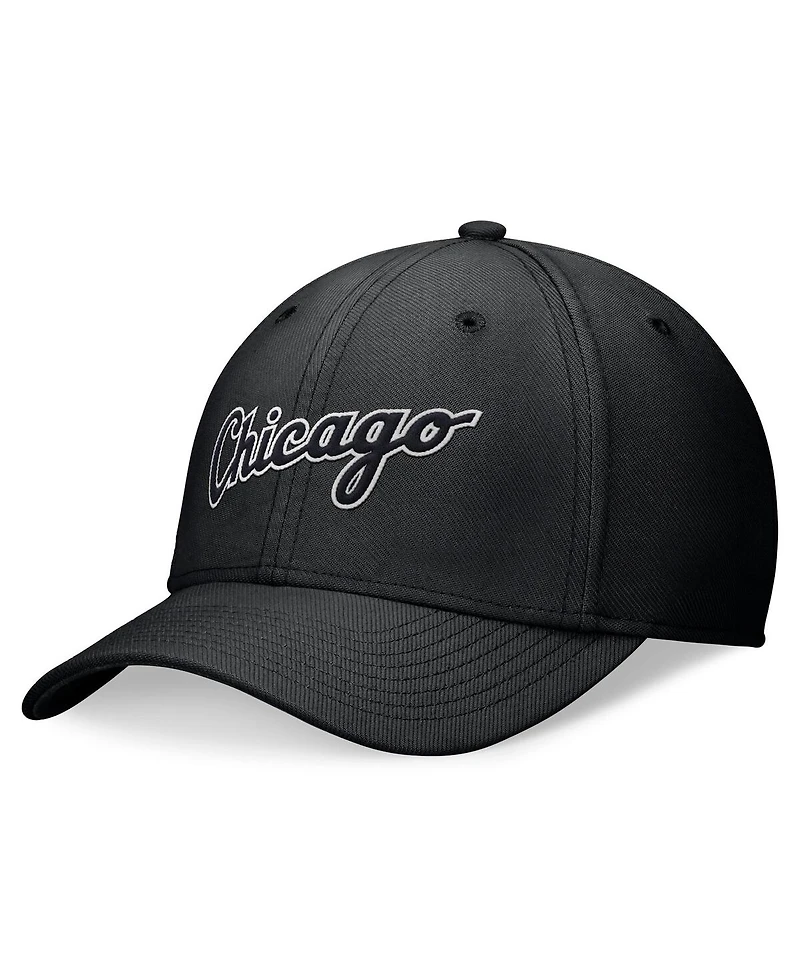 Men's Nike Black Chicago White Sox Evergreen Performance Flex Hat