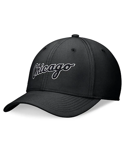 Men's Nike Black Chicago White Sox Evergreen Performance Flex Hat