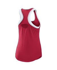 Women's Wear by Erin Andrews Crimson Alabama Tide Open Hole Razorback Tank Top