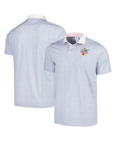 Men's Puma White Arnold Palmer Invitational Iced Tea Mattr Polo Shirt