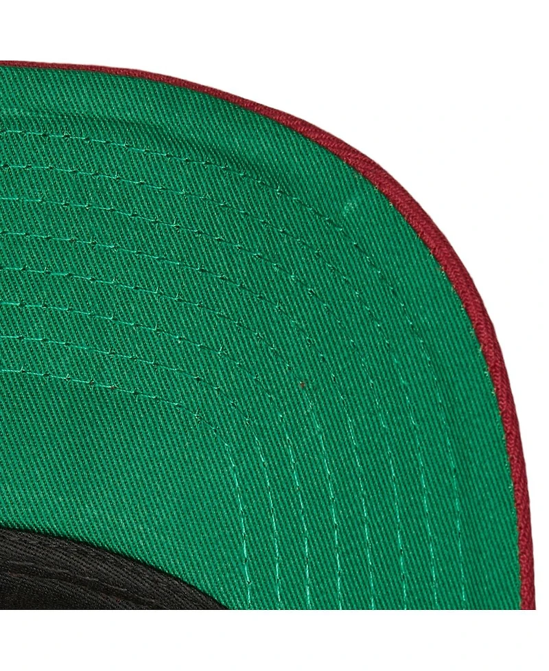 Men's Mitchell & Ness Burgundy Colorado Avalanche Team Ground Pro Adjustable Hat