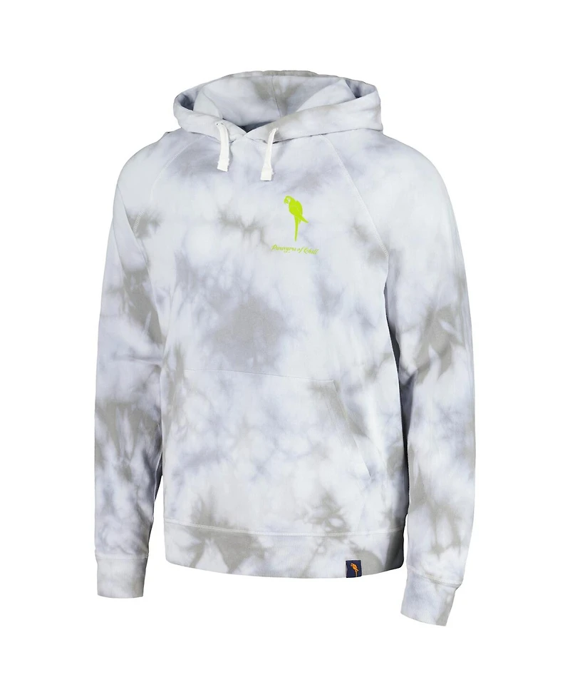 Men's and Women's Margaritaville Graphite Tye-Dye Pullover Hoodie