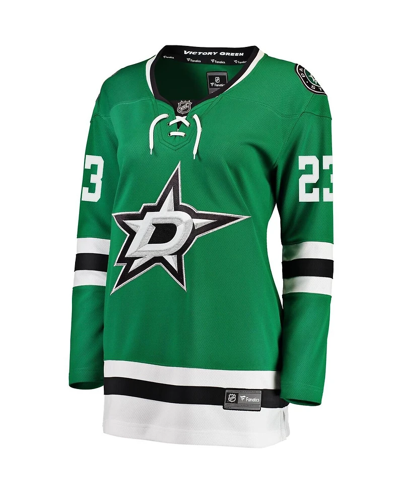 Women's Fanatics Esa Lindell Kelly Green Dallas Stars Breakaway Player Jersey