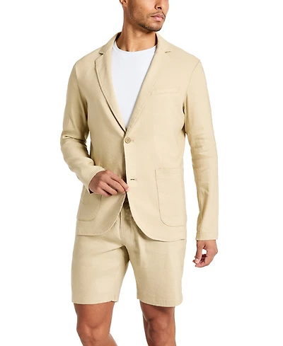 Kenneth Cole Men's Performance Patch-Pocket Slim-Fit Blazer