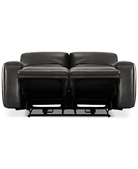 Varsani 67" Zero Gravity Leather Loveseat, Created for Macy's