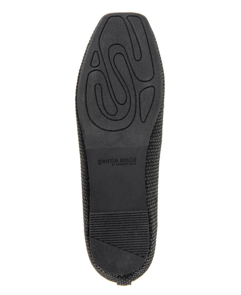 Gentle Souls Women's Sailor Buckle Slip-On Flats