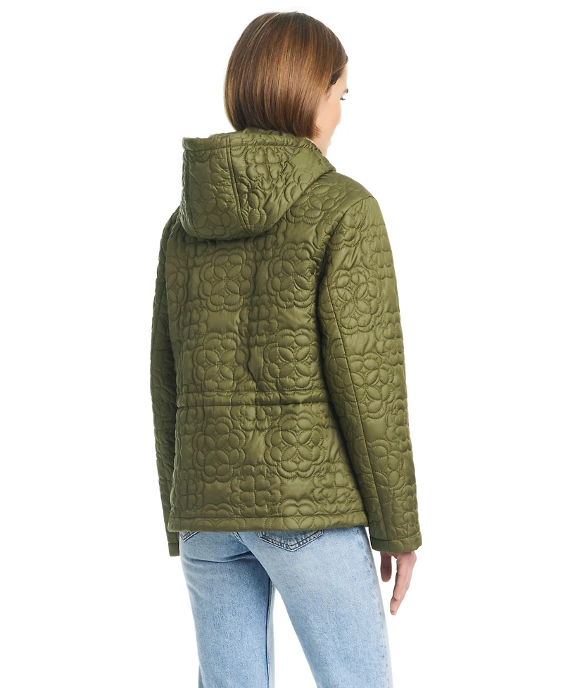 kate spade new york Women's Signature Zip-Front Water-Resistant Quilted Jacket