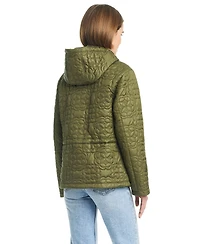 kate spade new york Women's Signature Zip-Front Water-Resistant Quilted Jacket