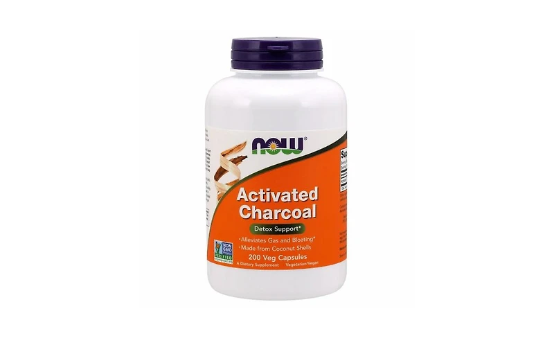Now Foods Activated Charcoal, 200 Veg Caps
