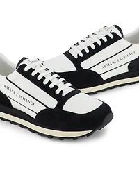 A|X Armani Exchange Men's Suede Logo Sneaker