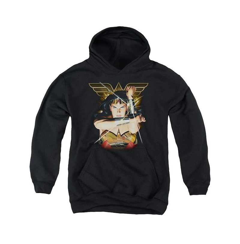 Justice League Youth Deflection Pull Over Hoodie / Hooded Sweatshirt