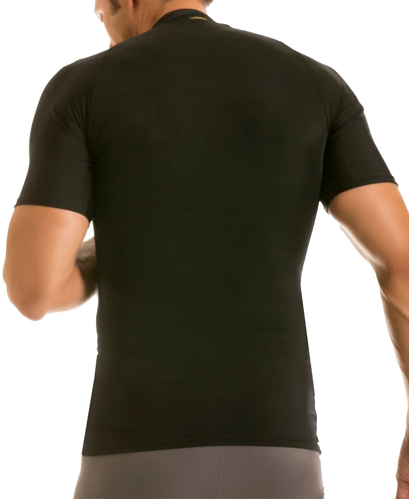 Instaslim Men's Activewear Raglan Short Sleeve Crewneck T-shirt