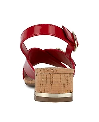 Jones New York Women's Grenel Crisscross Block Heel Dress Sandals