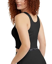 Hanes Women's Originals Cozywear Cropped Ribbed Tank Top OG117