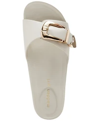 Madden Girl Brookk Buckled Footbed Slide Flat Sandals