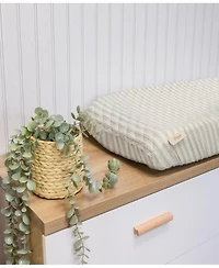 Crane Baby Cotton Stripe Change Pad Cover