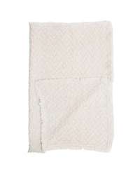 Crane Baby Oatmeal Boho Knit Blanket