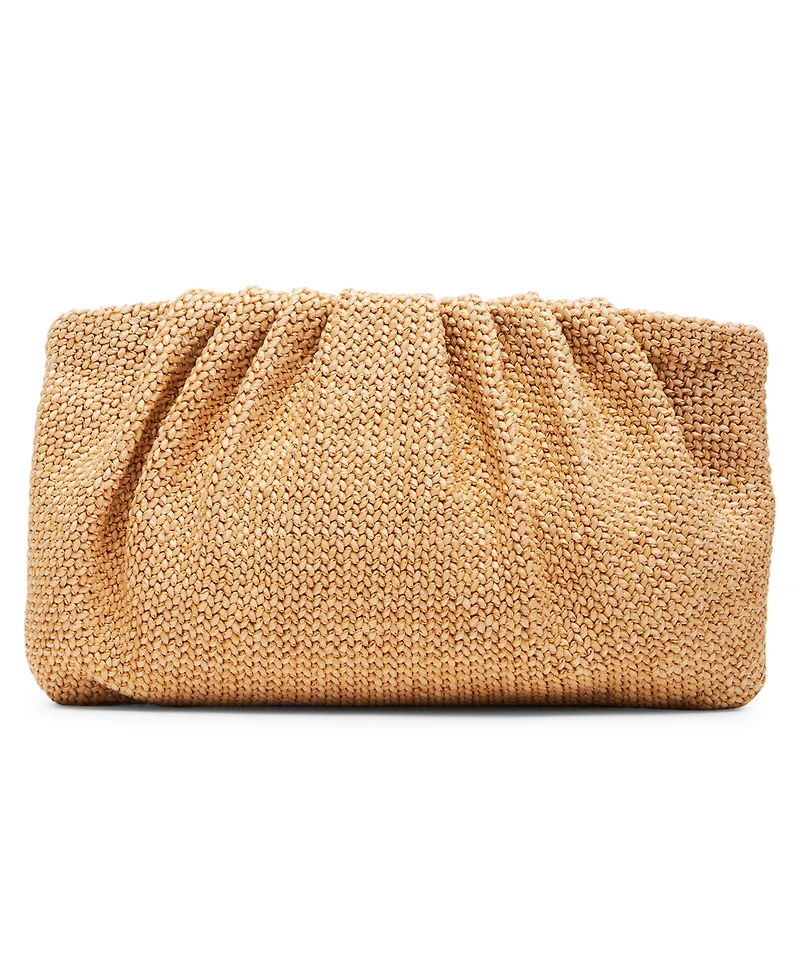 Steve Madden Lucia Raffia Clutch