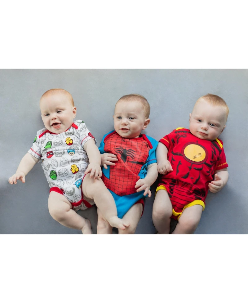 Avengers Baby Boys 5 Pack Bodysuits