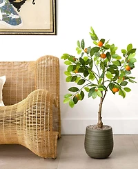 Nearly Natural 3ft. Artificial Tangerine Tree