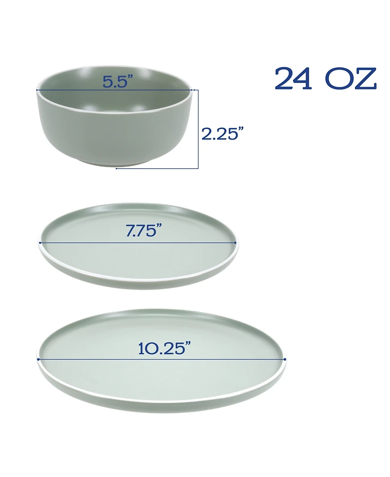 Bia Cordon Bleu Tempo, 12-Piece Dinnerware Set, Service for 4