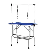 Streamdale Furniture 36" Folding Dog Pet Grooming Table Heavy Duty Stainless Steel pet dog Grooming Table