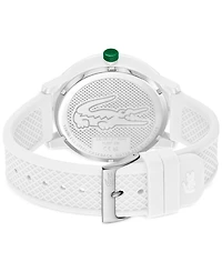 Lacoste Unisex L.12.12. White Silicone Strap Watch 48mm