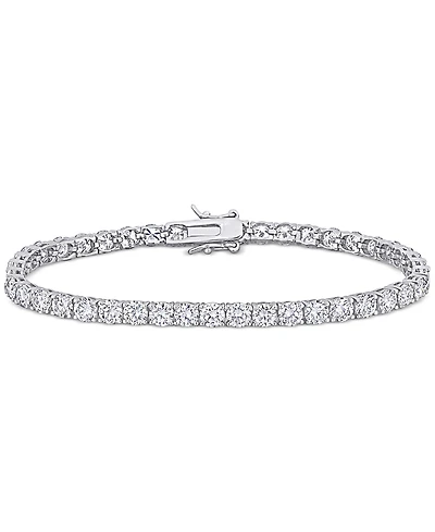Moissanite Classic Tennis Bracelet (9-1/2 ct. t.w.) in Sterling Silver
