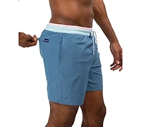 Chubbies Men's The Gravel Roads Quick-Dry 5-1/2" Swim Trunks with Boxer-Brief Liner