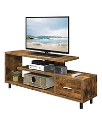 Convenience Concepts Seal Ii 1 Drawer Tv Stand with Shelves for TVs up to 65 Inches