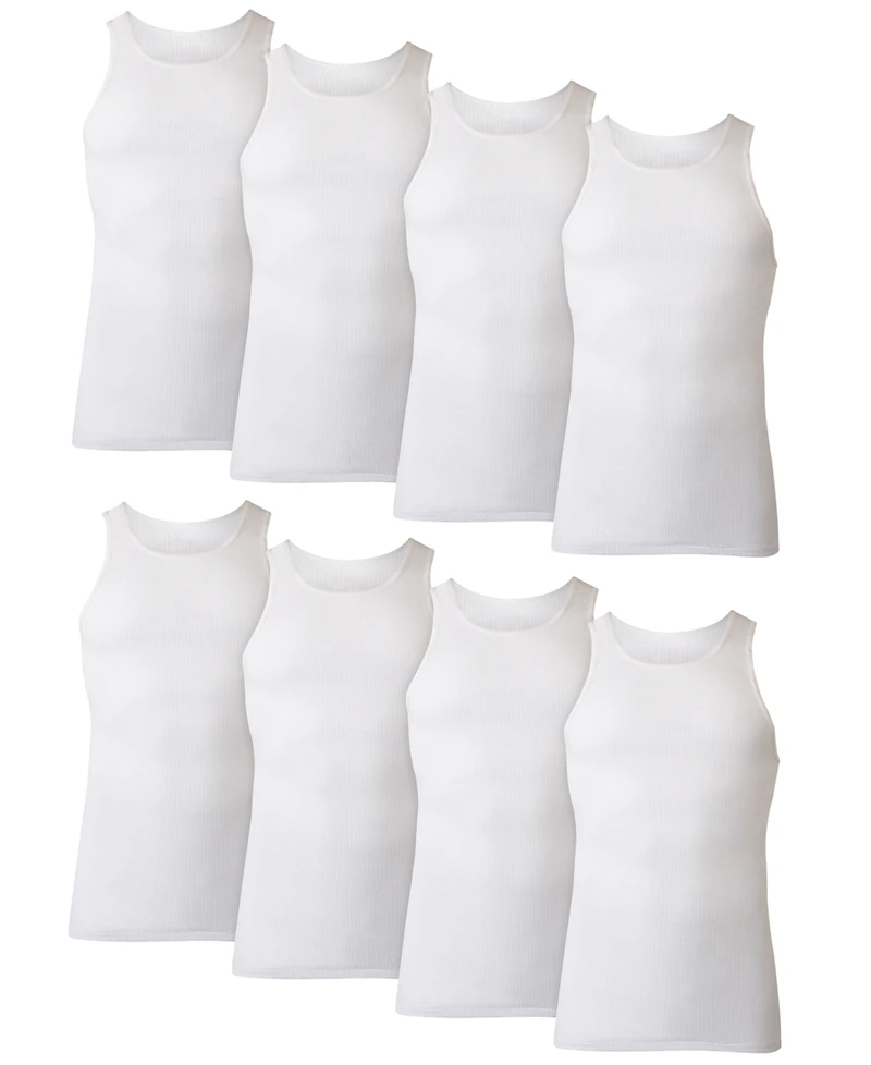 Hanes Ultimate ComfortSoft Men's Tank Undershirt, 7+1 Bonus Pack