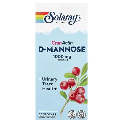 Solaray CranActin D-Mannose - 60 VegCaps