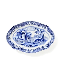 Spode Blue Italian Pickle Dishes, Set of 2