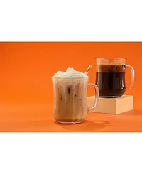 JoyJolt Diner Single Wall Coffee Glass 15.5 oz, Set of 6