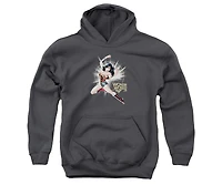 Wonder Woman Youth Ww75 The Bracelets Of Submission Pull Over Hoodie / Hooded Sweatshirt