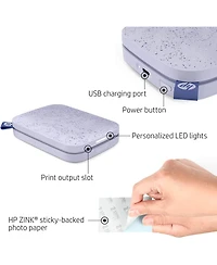 Hp Sprocket Portable 2x3" Instant Photo Printer with Zink Zero Ink Technology