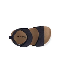Carter's Little Boys Indy hook and loop Navy Sandal