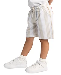 Sovereign Code Toddler & Little Boys Trey Striped Smile-Print Swim Trunks