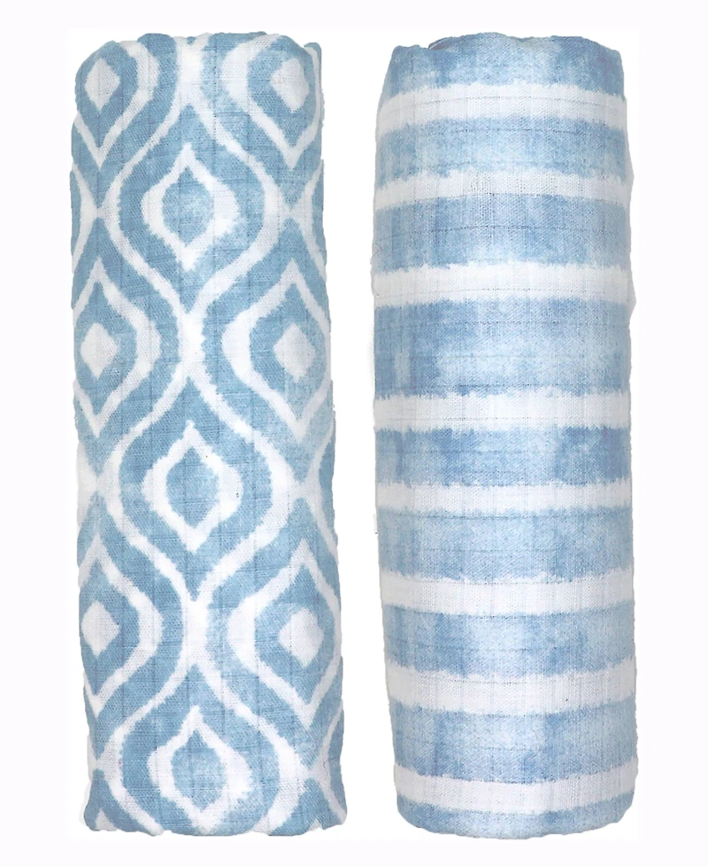 Amor Bebe Baby Boys Luxury Plush Baby Blankets, 3 Piece Gift Set
