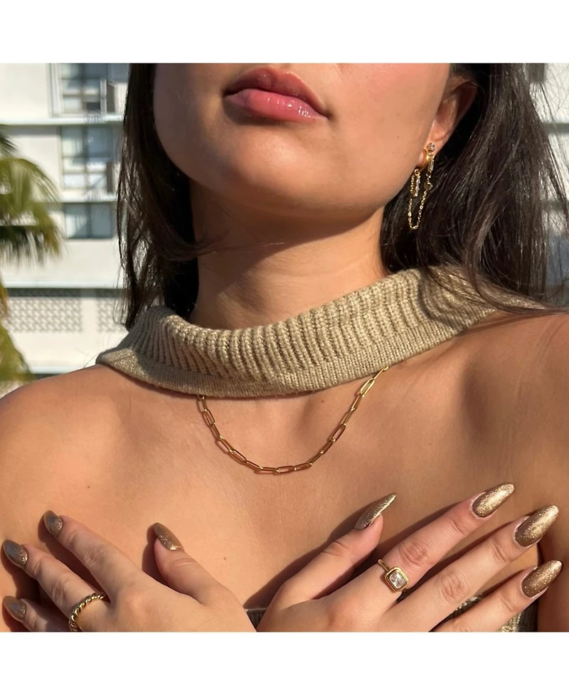Ellie Vail - Jayden Paper Clip Chain Necklace