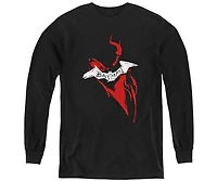 Batman Boys The Youth Hand Drawn Silhouette Long Sleeve Sweatshirt