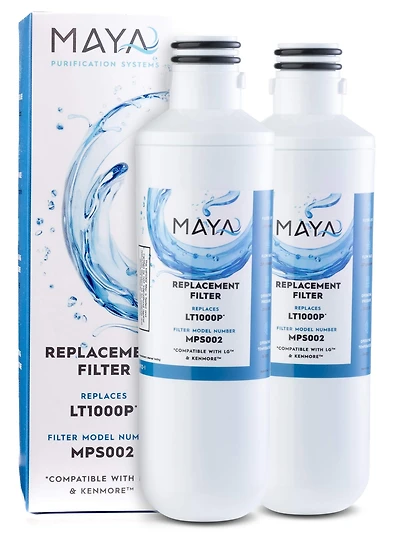 Maya LT1000P Water Filter Replacement, Compatible with: Lg ADQ747935, MDJ64844601, LMXS28626D, LT1000PC, Lt-1000PC Kenmore 46-9980, 469980