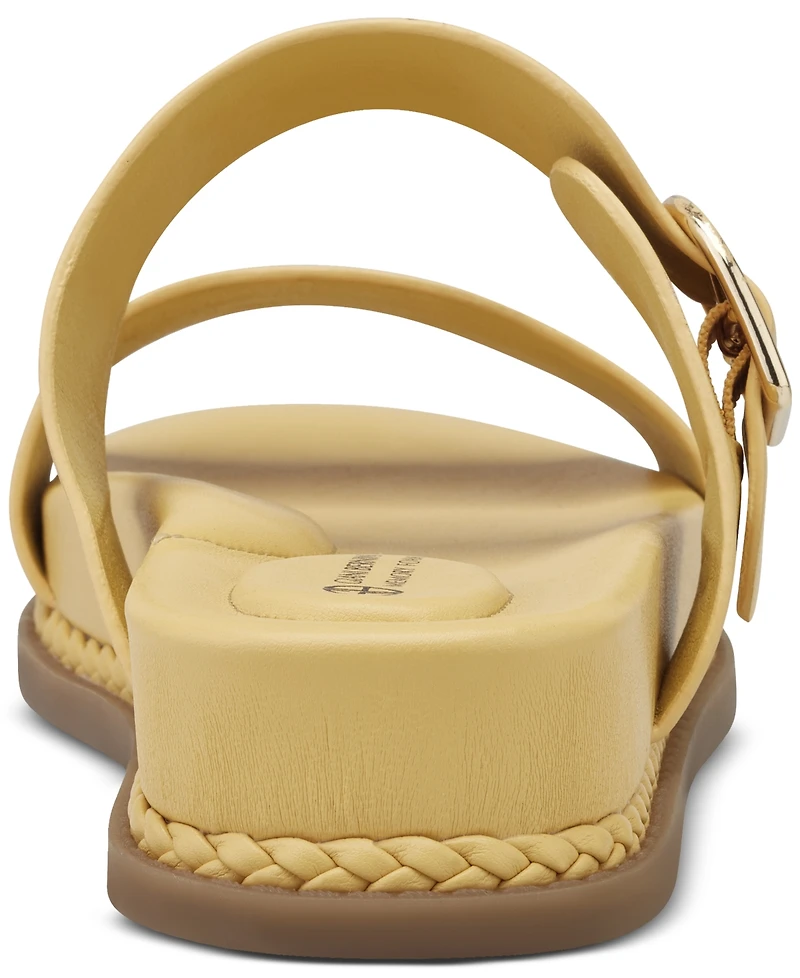 Giani Bernini Women's Gianaa Memory Foam Double Band Footbed Sandals, Created for Macy's