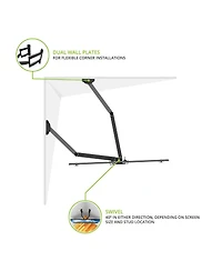 Kanto PDC650 Full Motion Corner Mount for 37" - 70" Tv