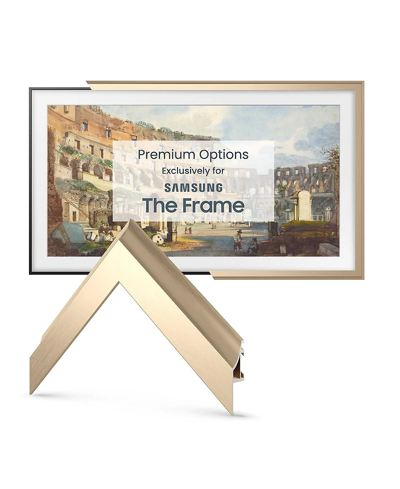 Deco Tv Frames 50" Alloy Scoop Frame for Samsung The 2021-2024