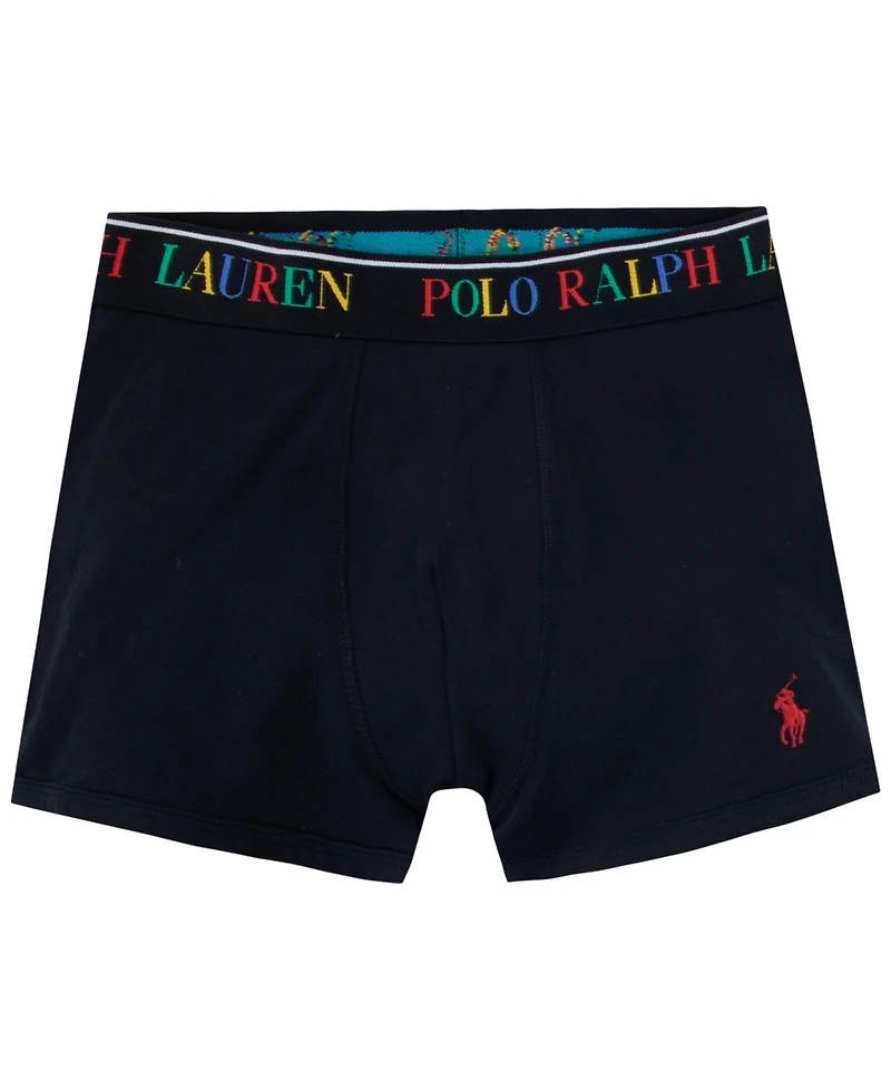 Polo Ralph Lauren Big Boys Cotton Stretch Boxer Briefs 3-Pack
