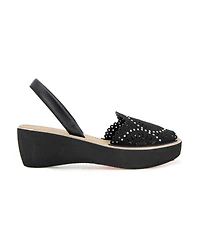 Kenneth Cole Reaction Women's Fine Glass Laser Wedge Sandals