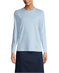 Lands' End Women's Long Sleeve Essential T-shirt