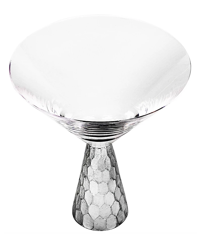American Atelier Daphne Silver Martini Glasses, Set of 2