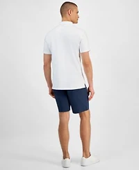 Calvin Klein Mens Supima Cotton Polo Shirt Refined Slim Fit Shorts